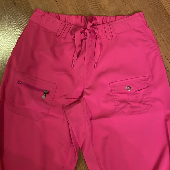 Adar Pro raspberry coloured scrub pant. - Picture 2 of 6